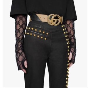 Gucci Belt with textured Double G buckle